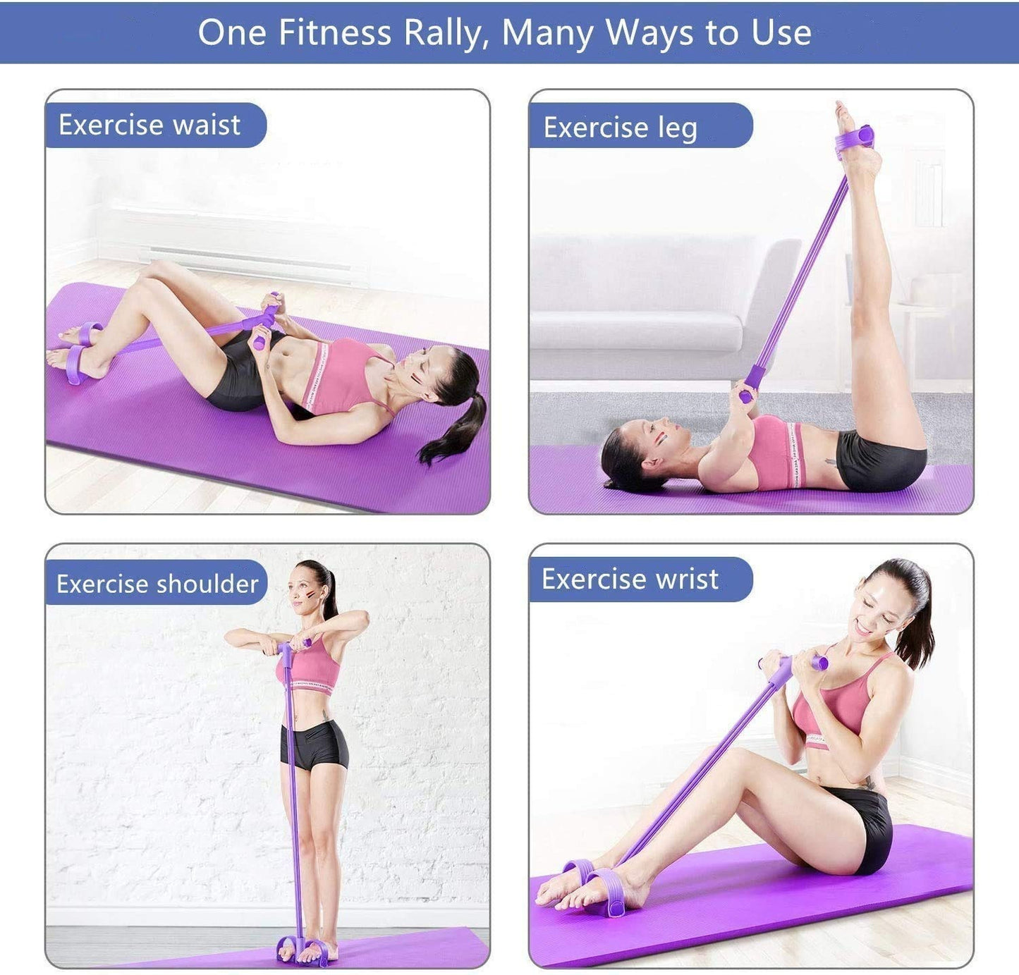 Tummy Trimmer Full Body Resistance Band for Home Workout